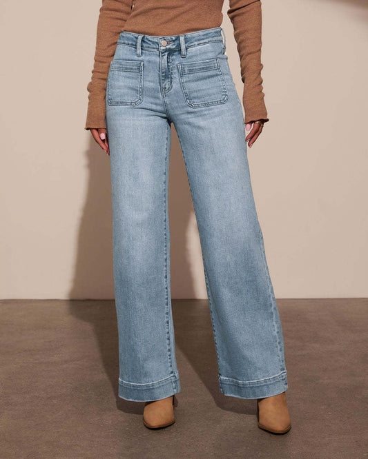 Faded Pocket Jeans