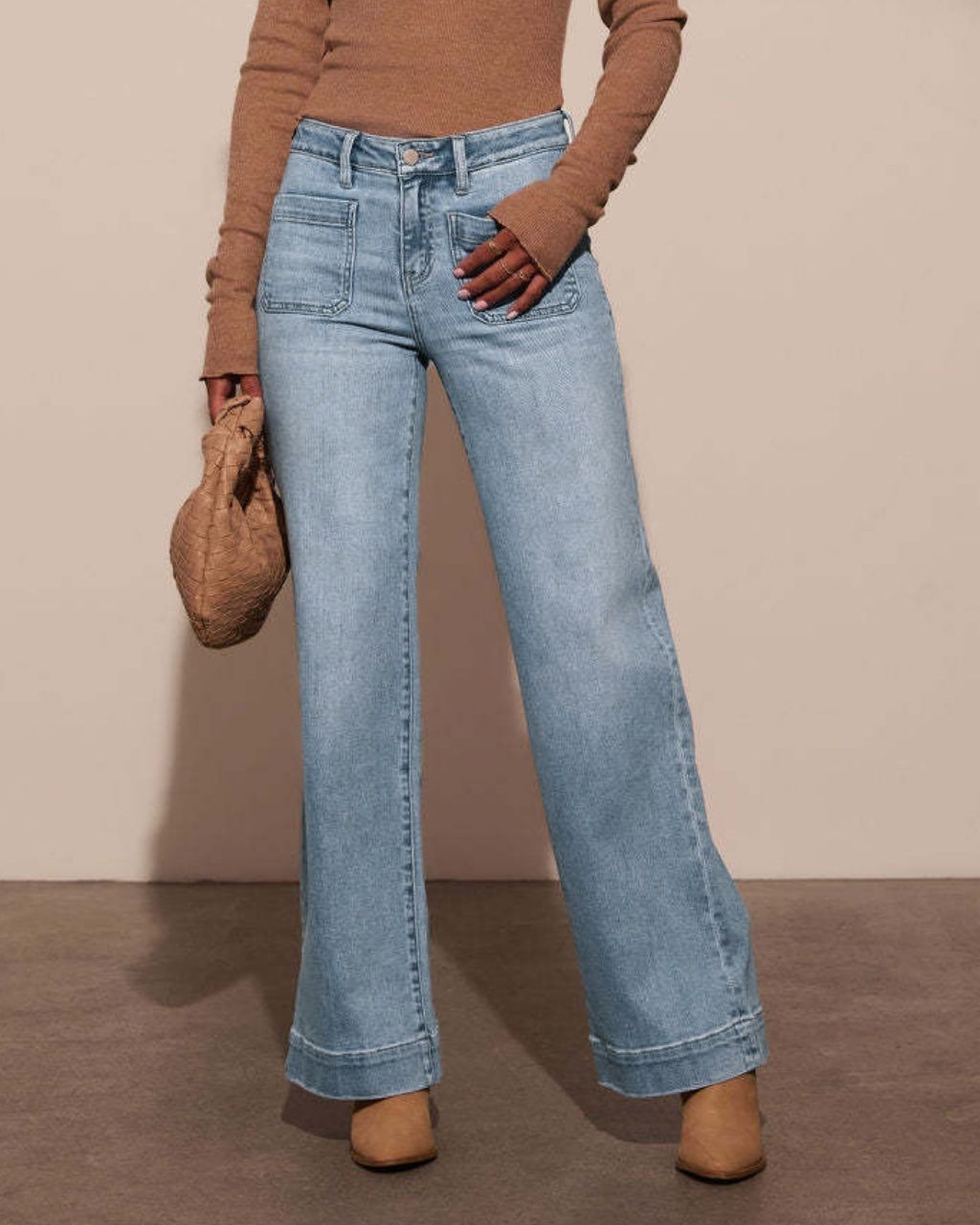Faded Pocket Jeans