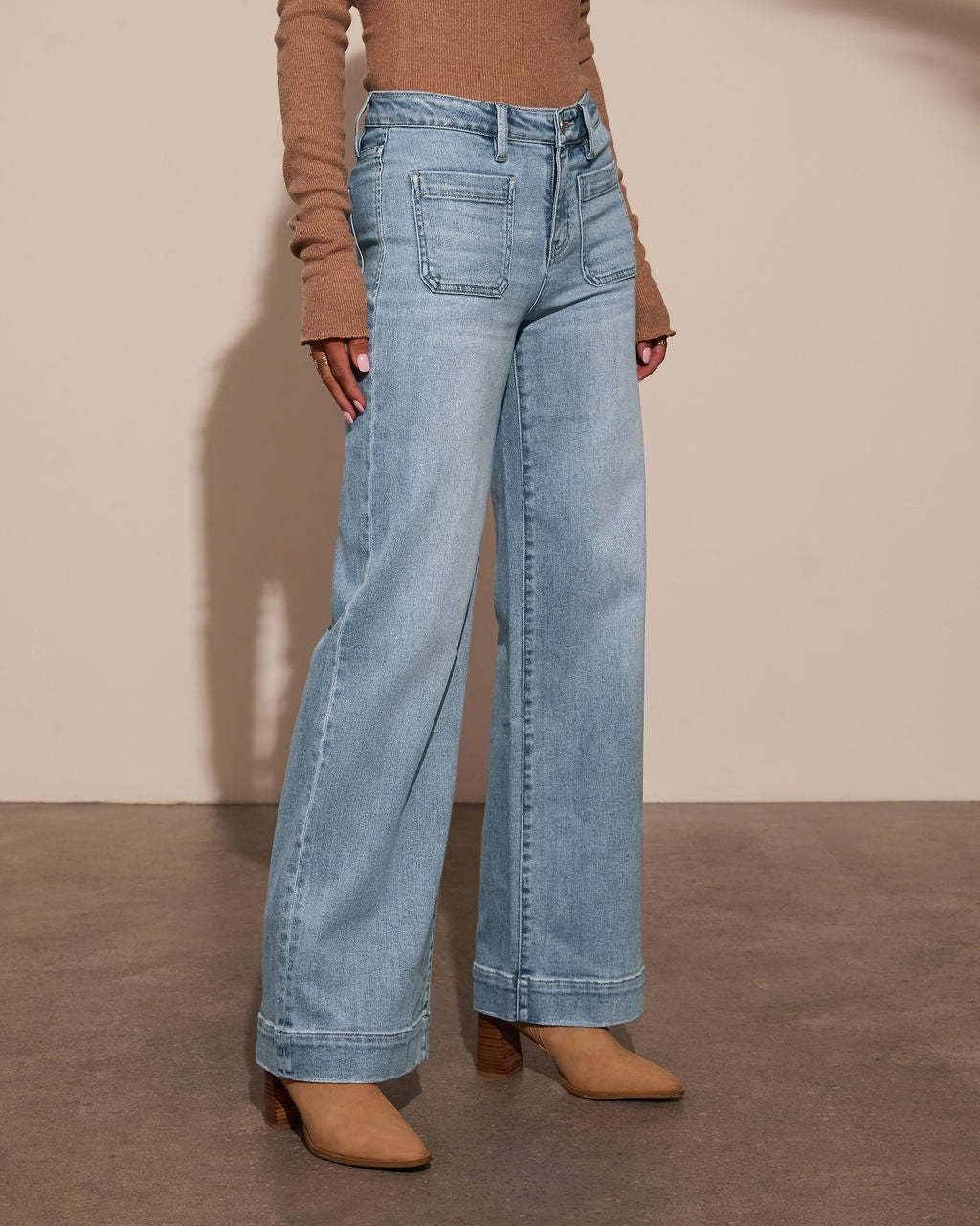 Faded Pocket Jeans