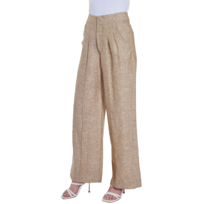 French Linen Pants - Caramel