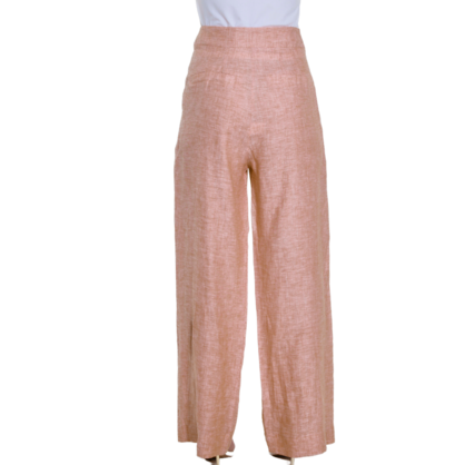 French Linen Pants - Coral