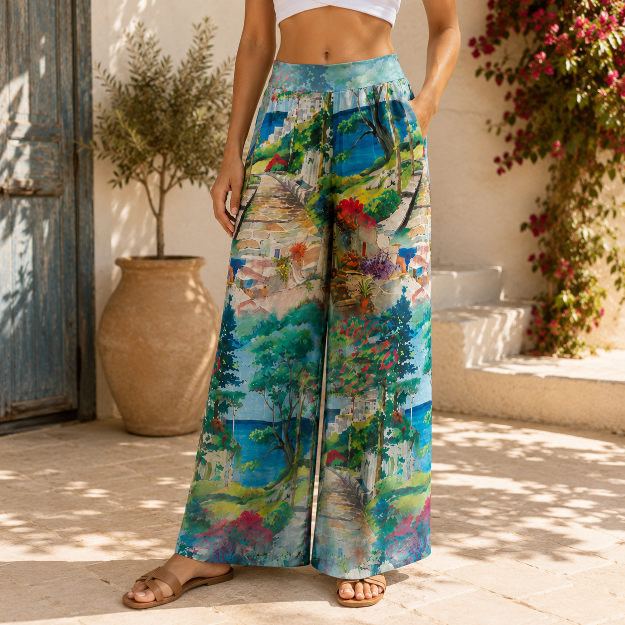 Lake Como Pants - Blue