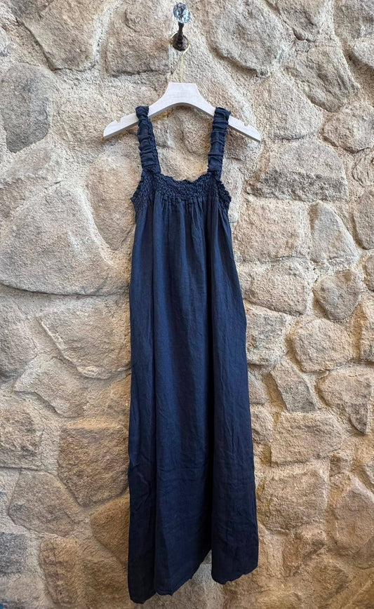 Marina Dress - Navy Blue