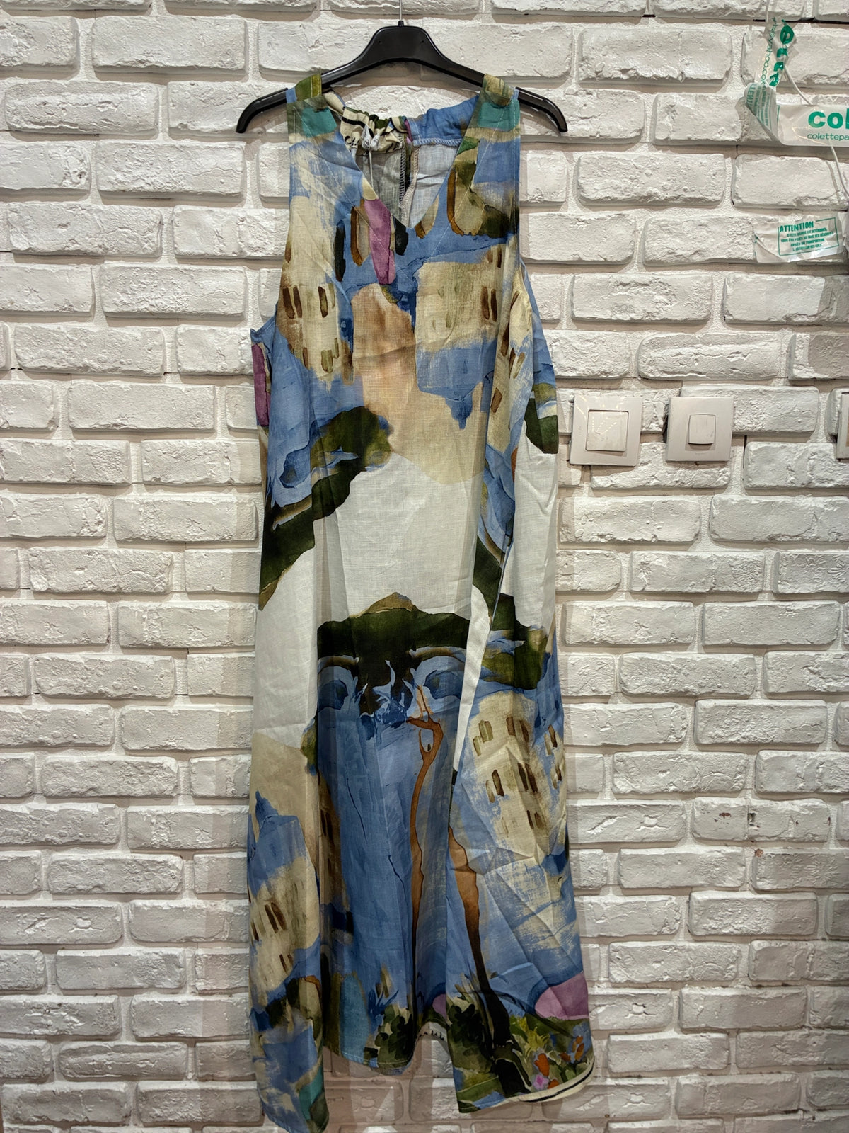Vila Linen Dress - Jeans Blue
