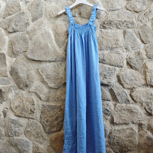 Marina Dress - Cornflour Blue