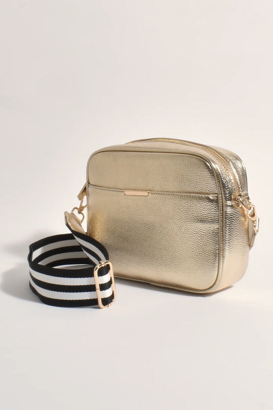 Web Pocket Camera Bag - Gold