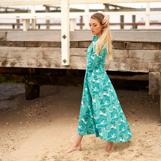 Indian Cotton Dress - Tropical Escape