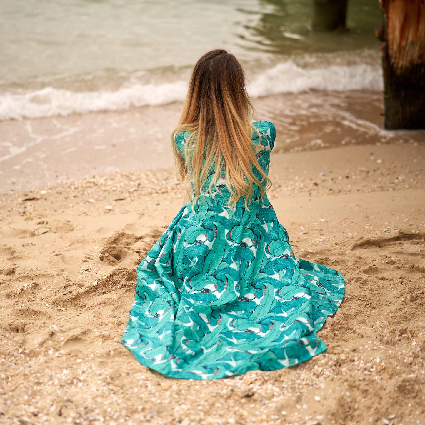Indian Cotton Dress - Tropical Escape
