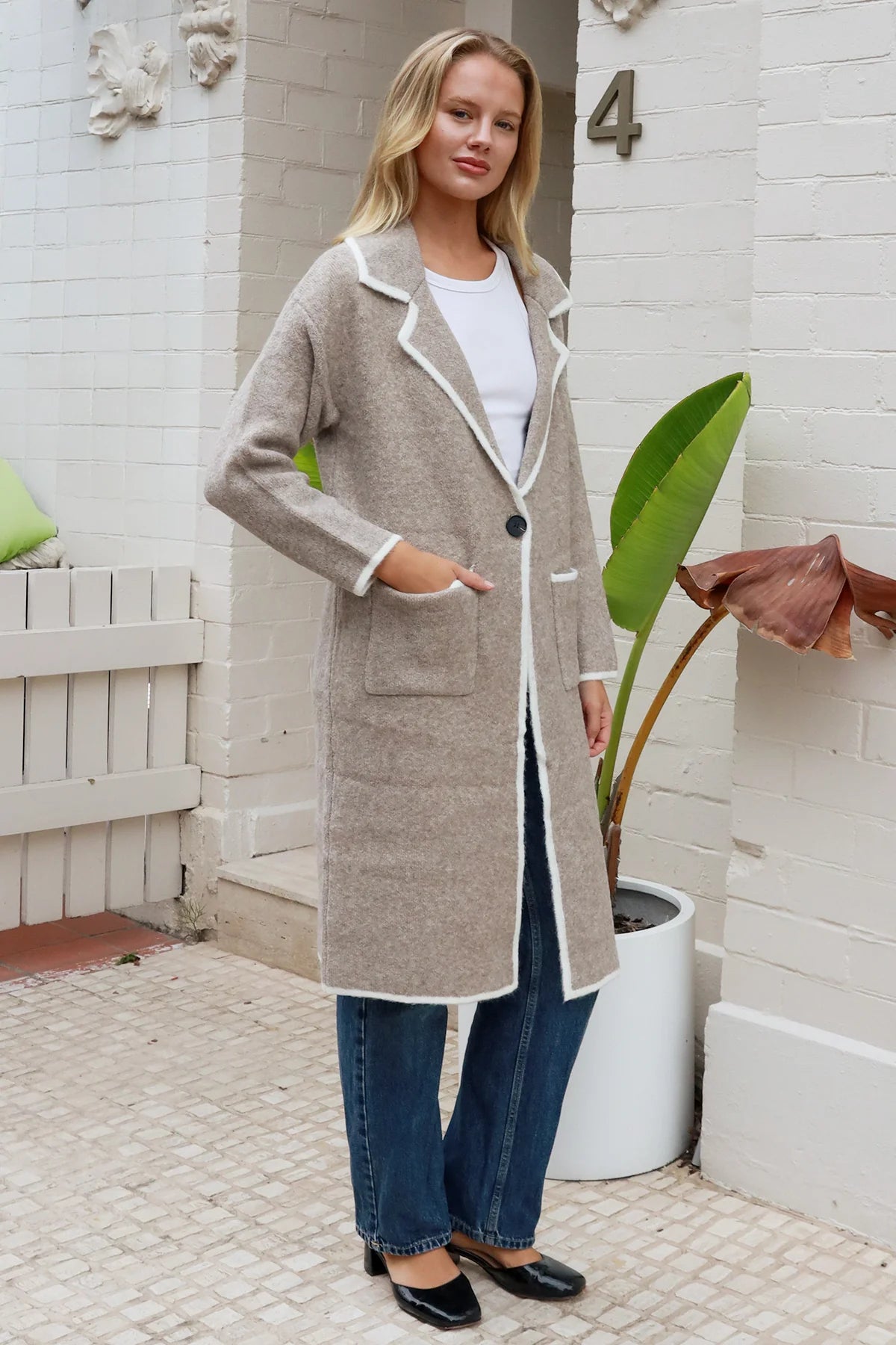 Cindy Coat - Greige