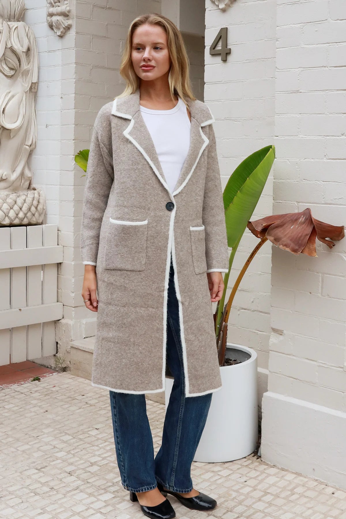 Cindy Coat - Greige