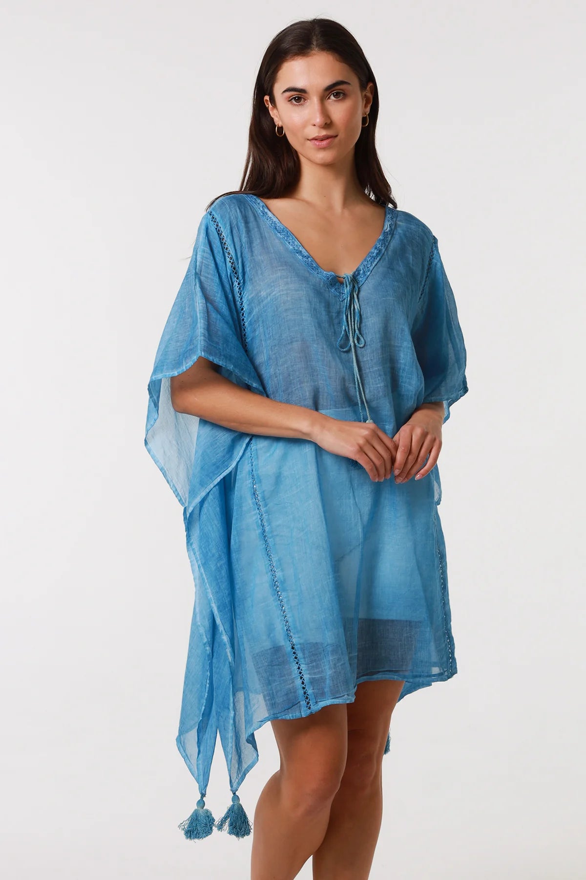 Beach Cover Up - Blue