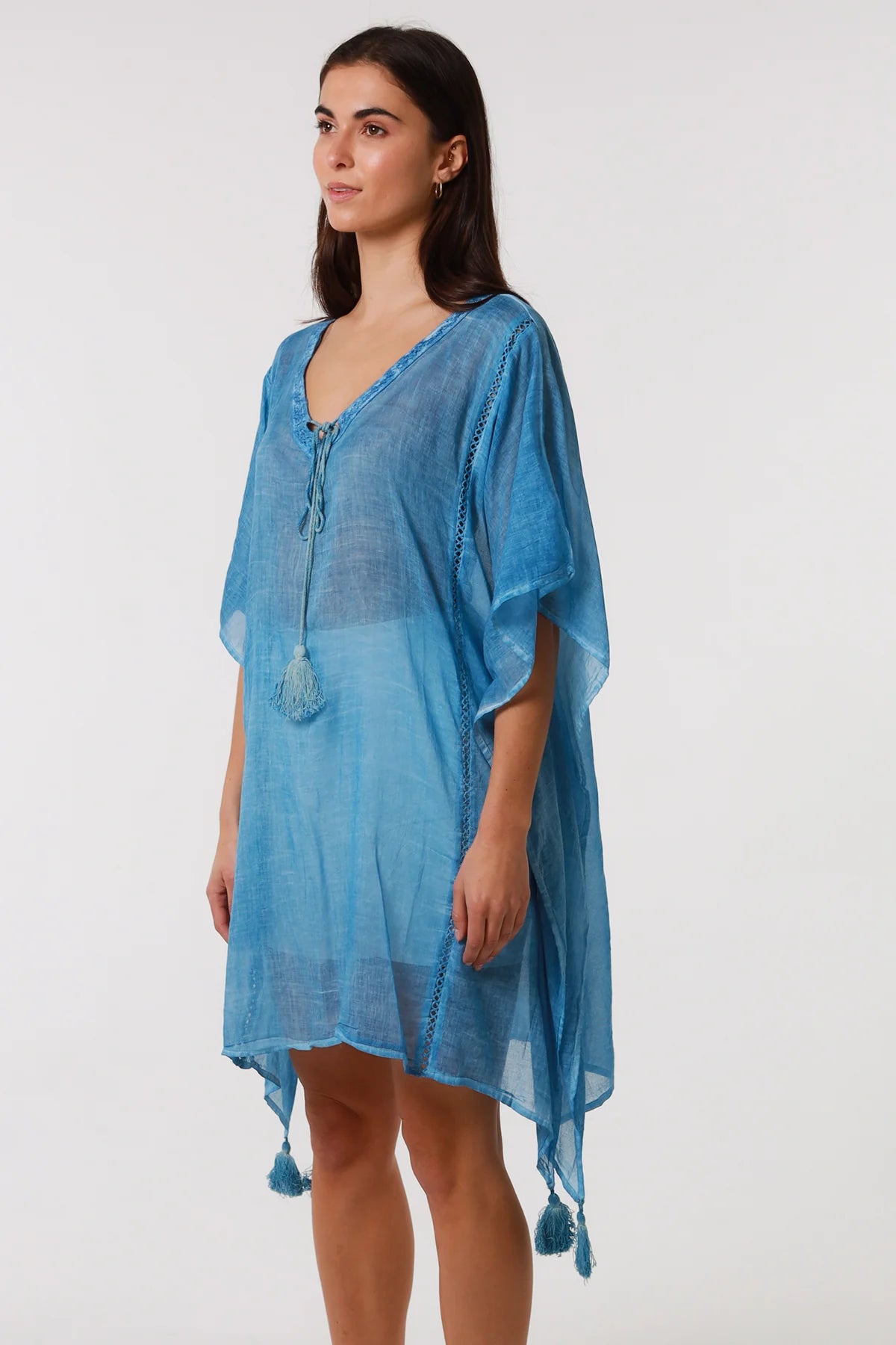 Beach Cover Up - Blue