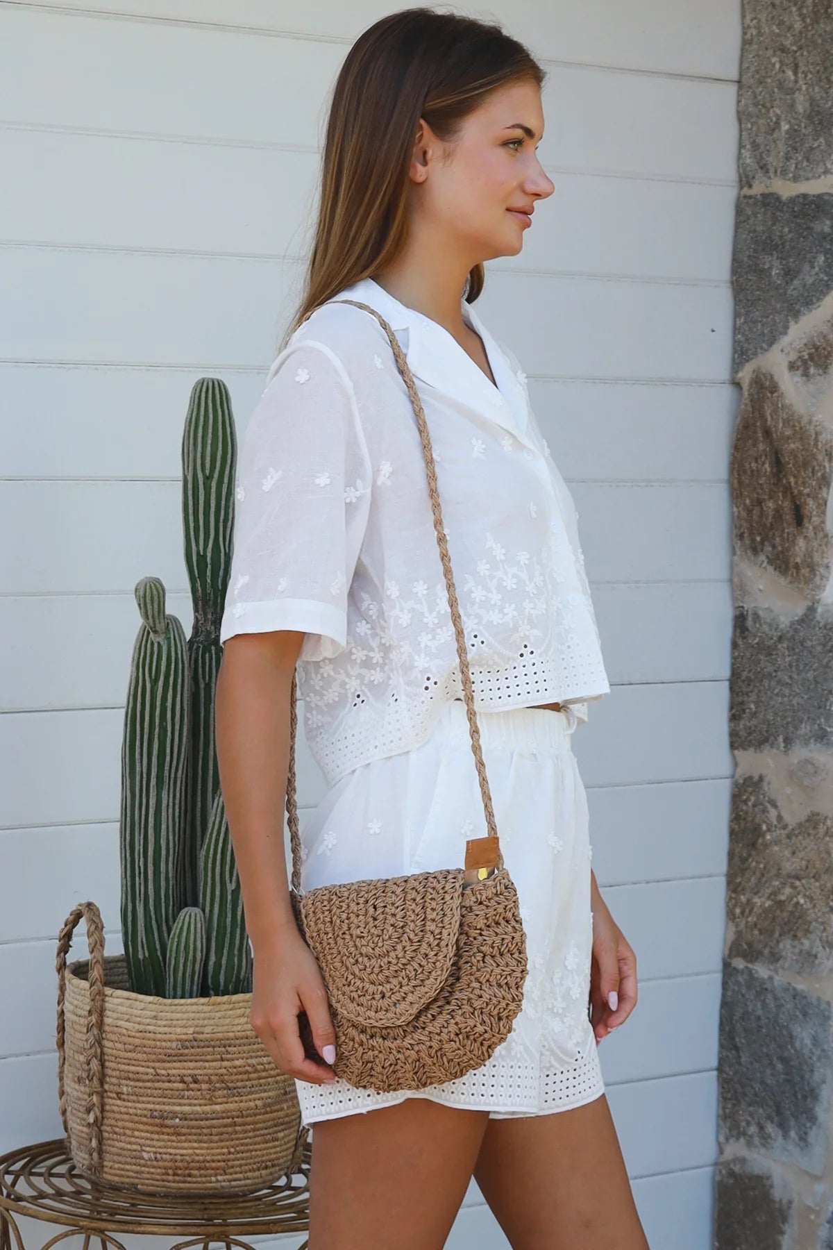 Scallop Cross Body Bag
