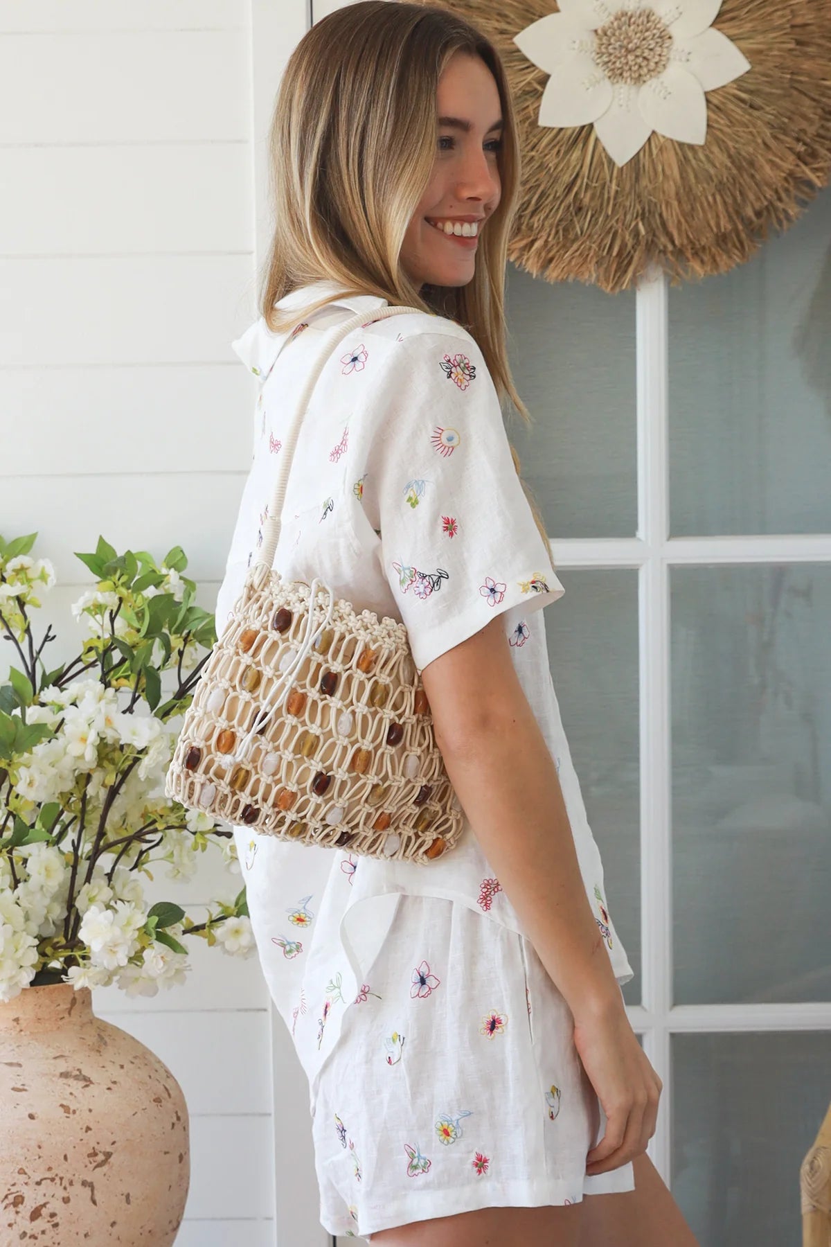 Beaded Shoulder Bag