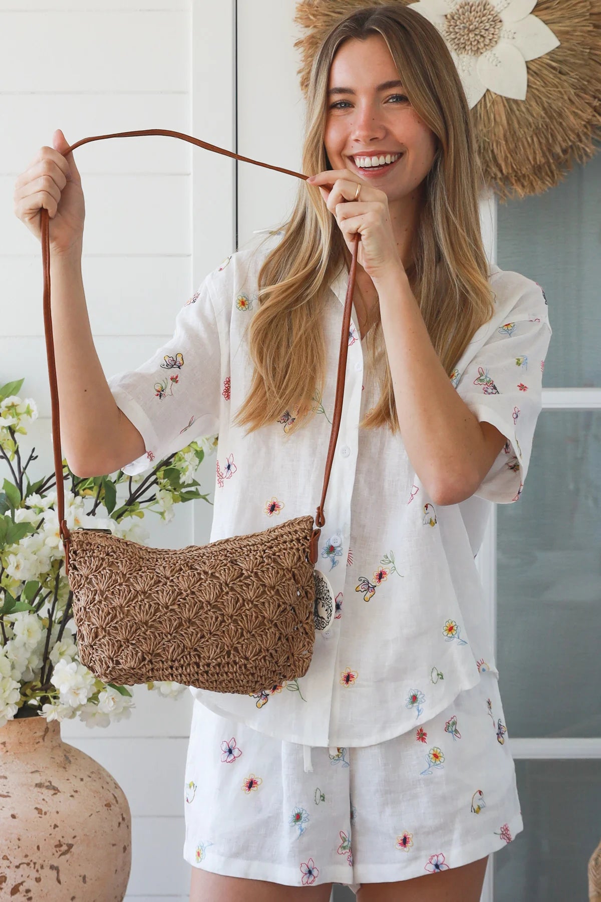 Natural Crossbody Bag