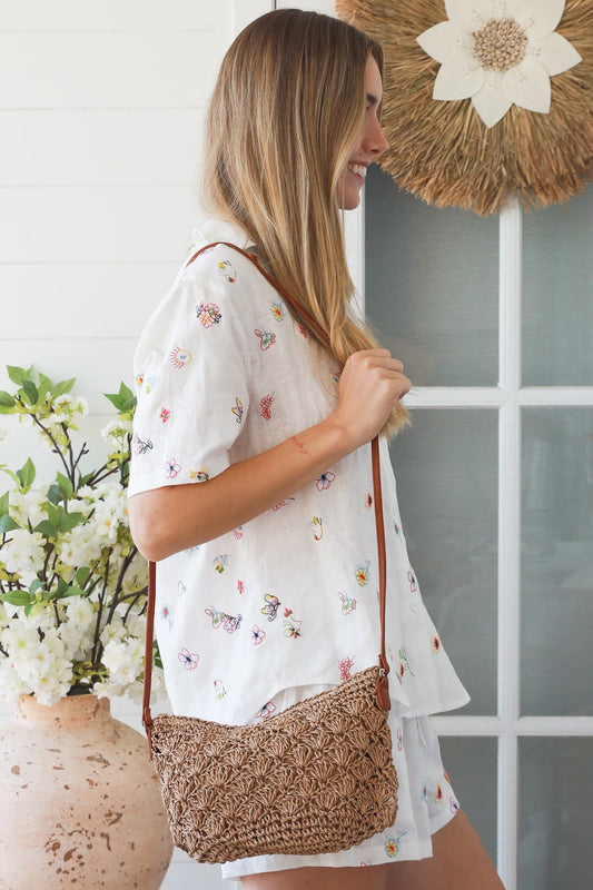 Natural Crossbody Bag