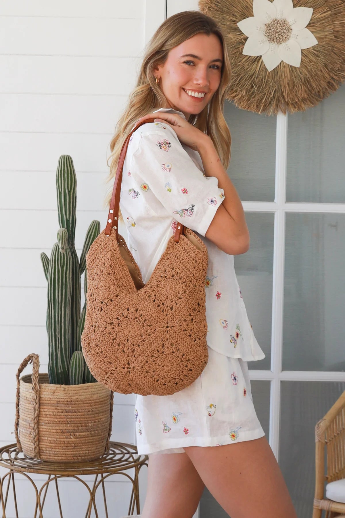 Terracotta Crochet Bag