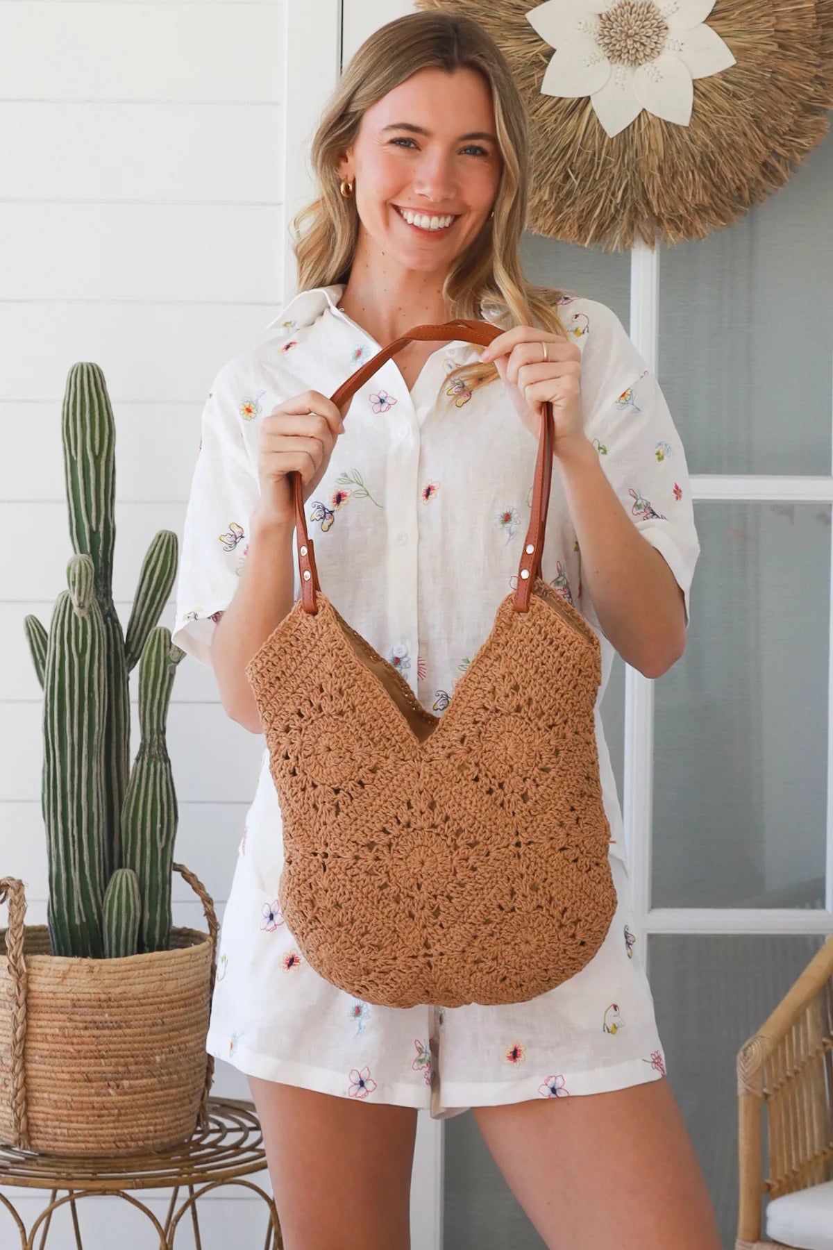 Terracotta Crochet Bag