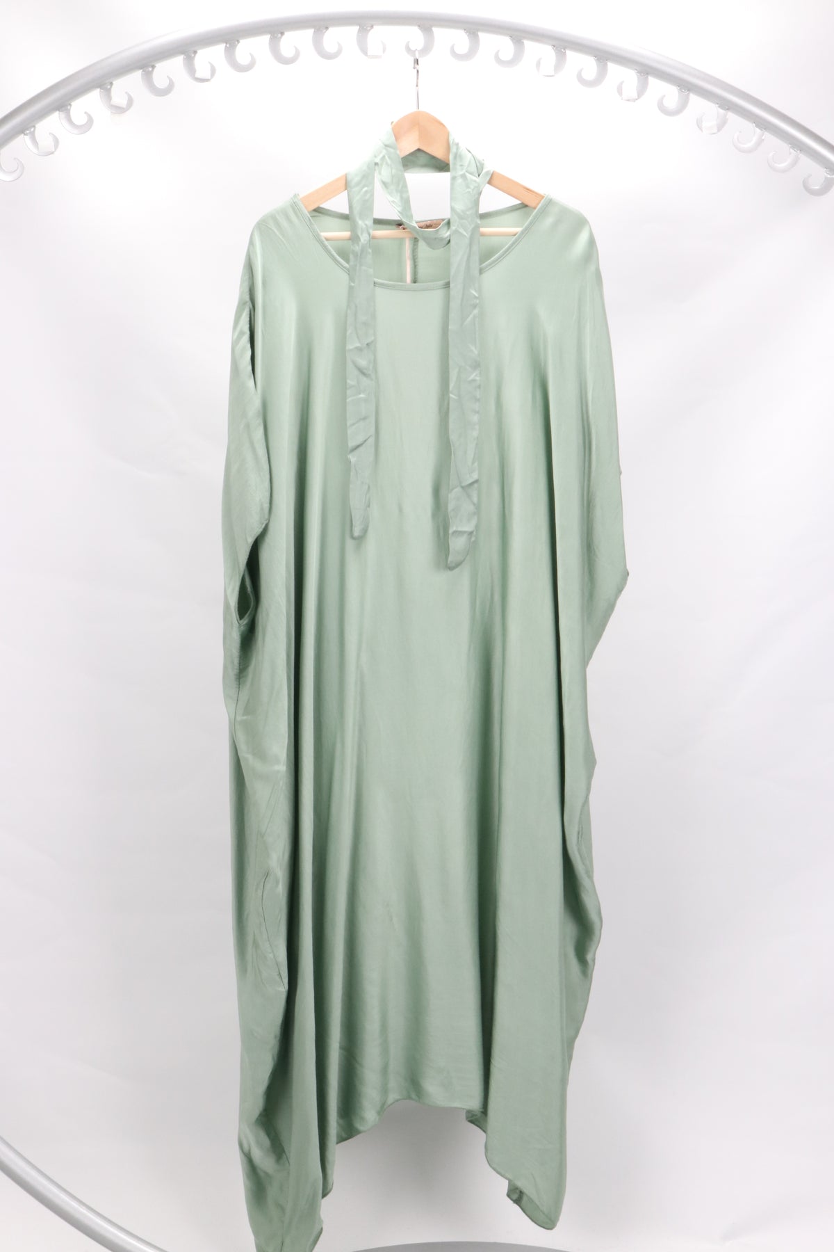 Silky Kaftan - Light Green