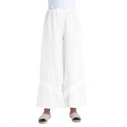 Sequin Pants - White
