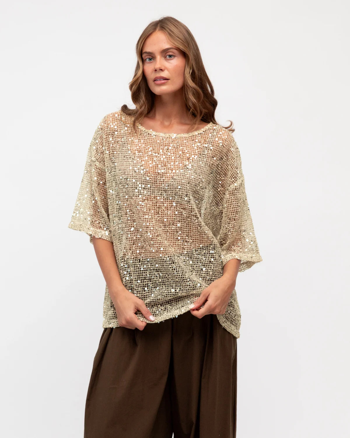 Stardust Top - Cream
