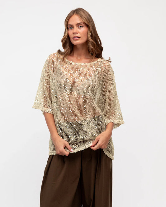 Stardust Top - Cream