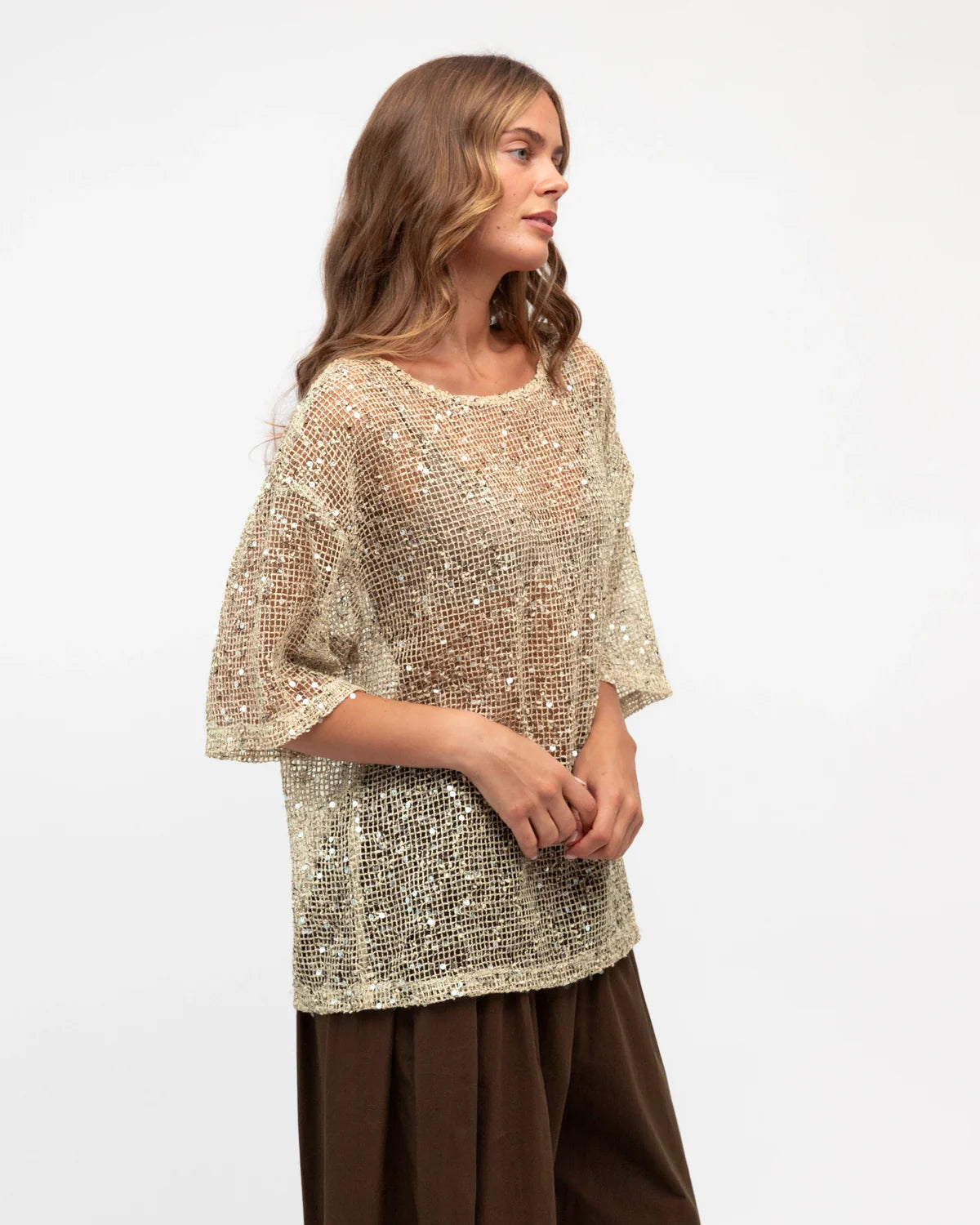 Stardust Top - Cream