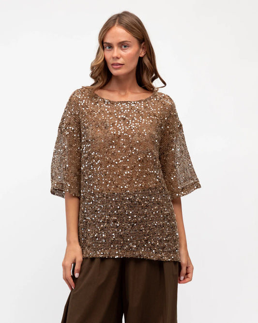 Stardust Top - Cocoa