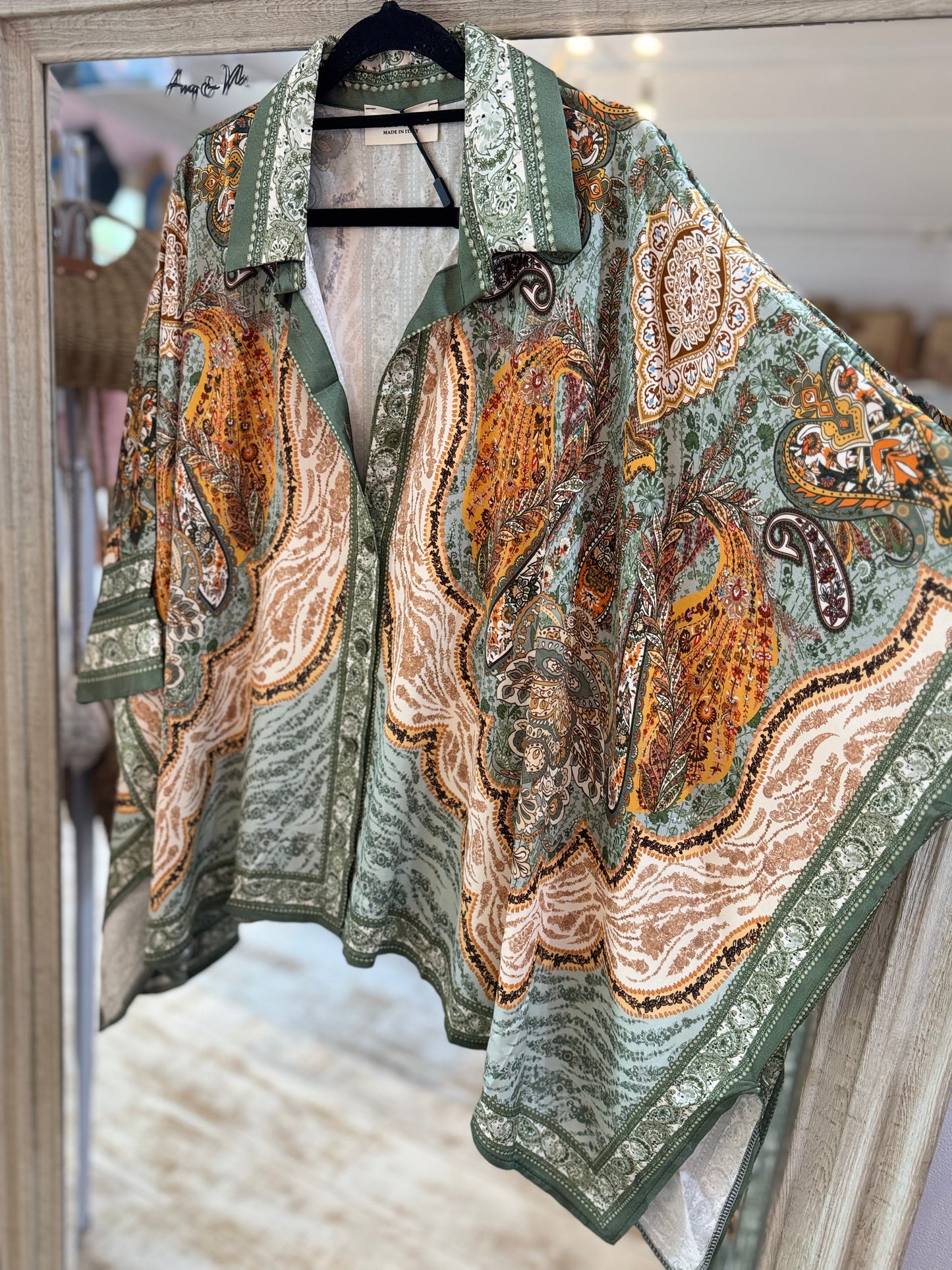 Silky Paisley Shirt