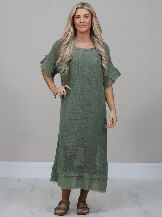 Carina Dress - Khaki
