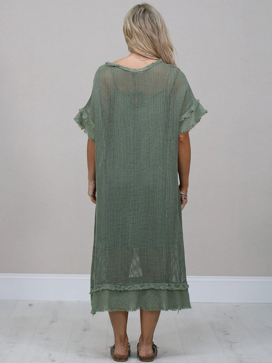 Carina Dress - Khaki