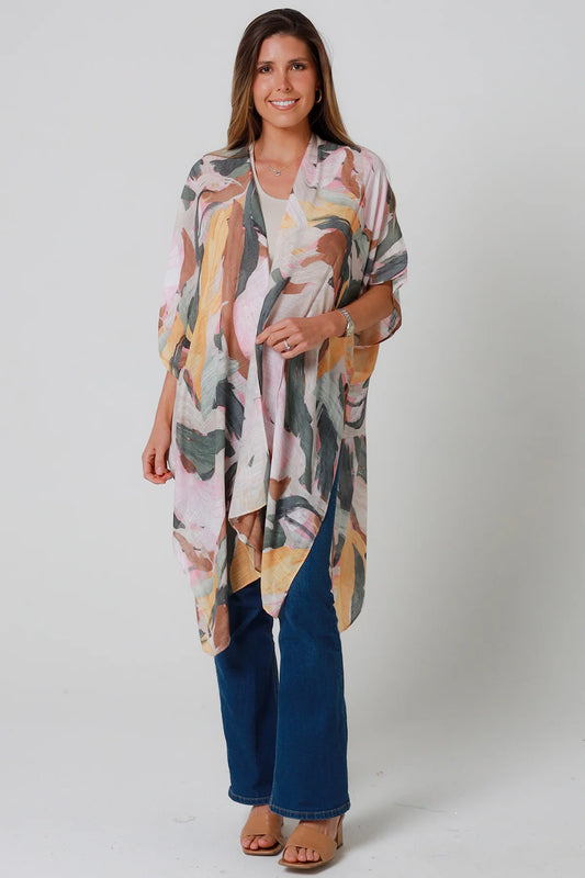 Cape - Pink & Khaki