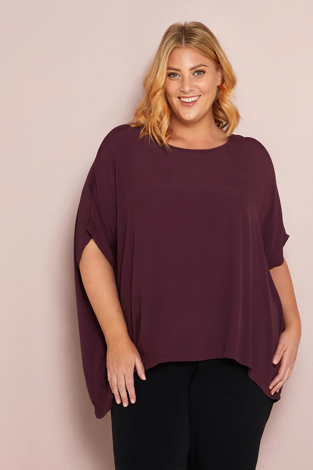Drape Top - Plum