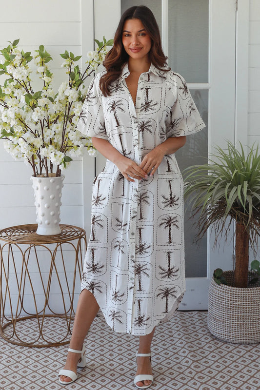 Bungalow Palm Dress