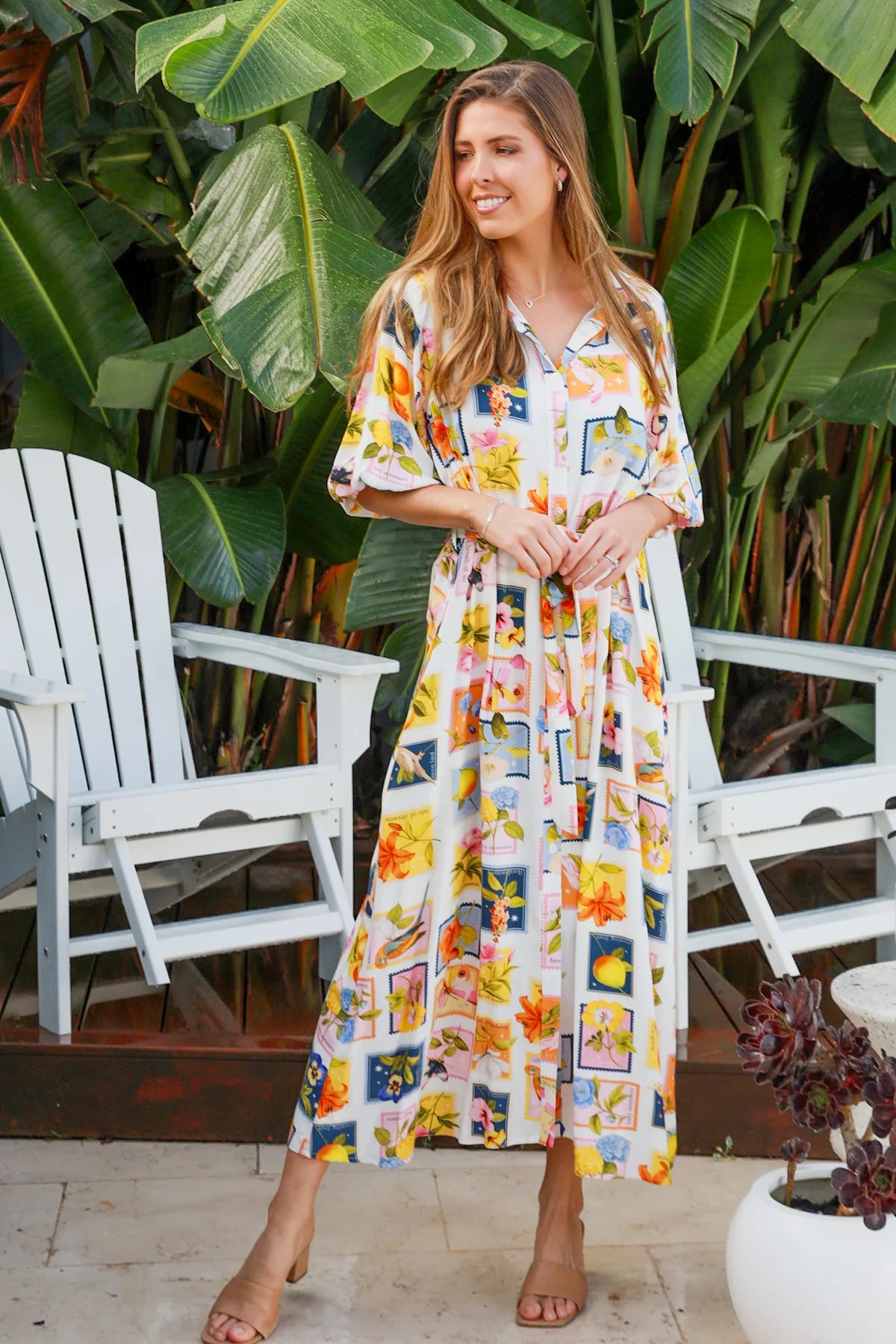 Piper Button Dress