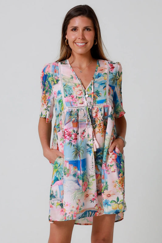 Tropical Mini Dress