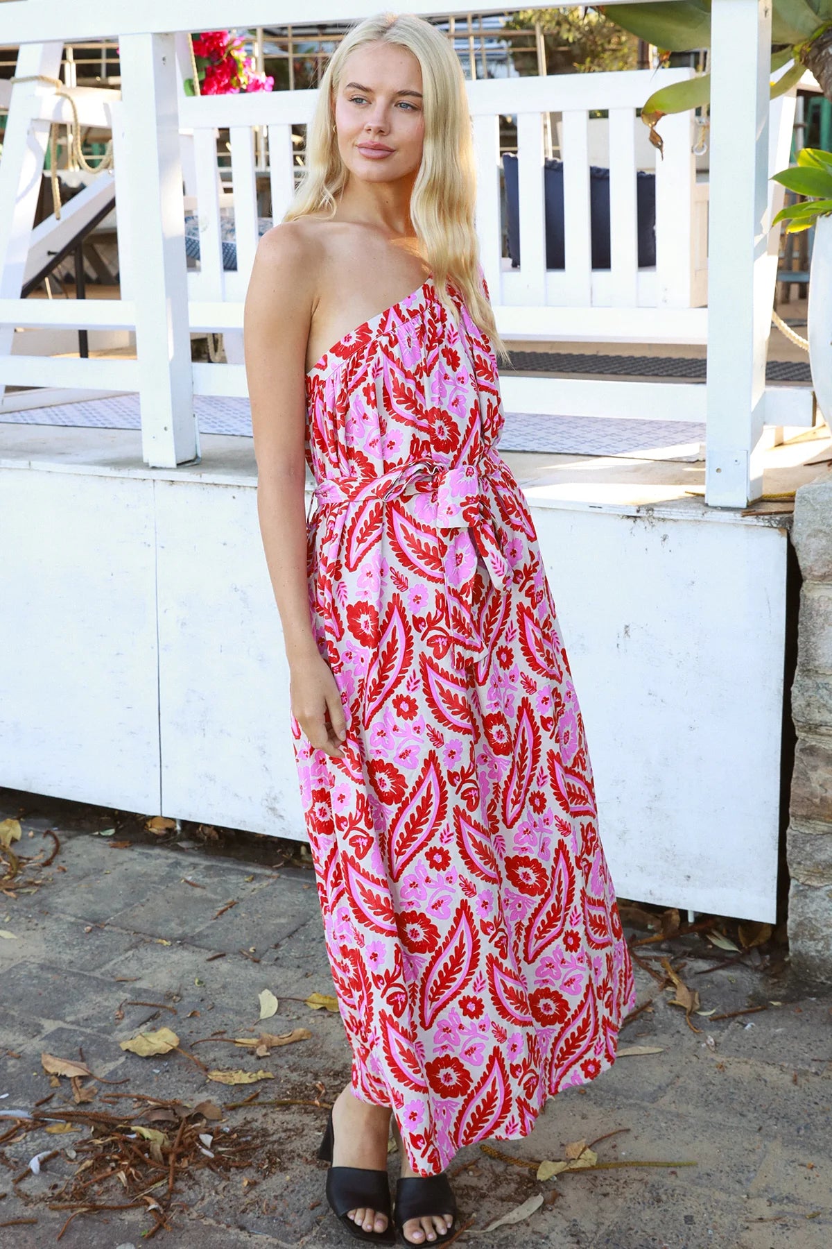 Elina Maxi Dress - Pink