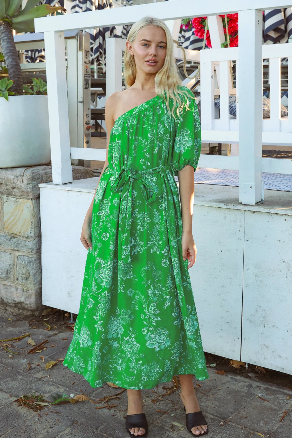 Elina Maxi Dress - Green