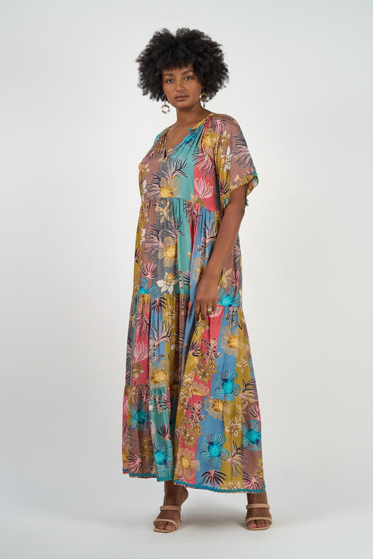 Amisha Short Sleeve Maxi