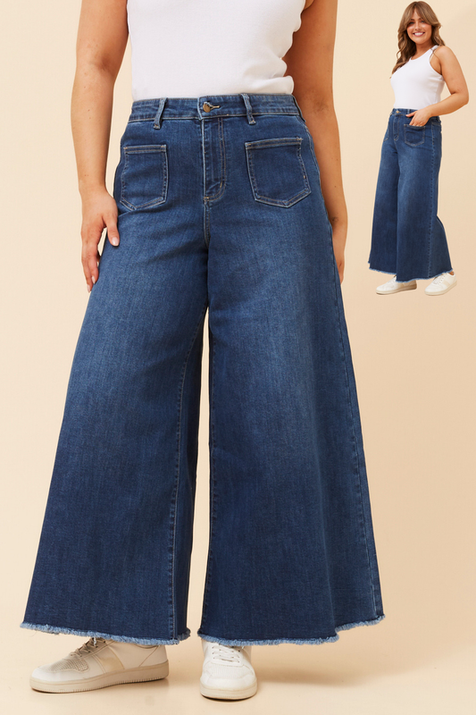 Culotte Jeans - Dark Blue