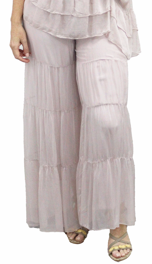 Prime Silk Pants - Blush