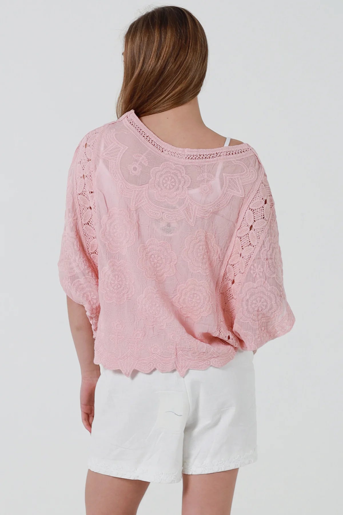 Rosie Cotton Top - Pink