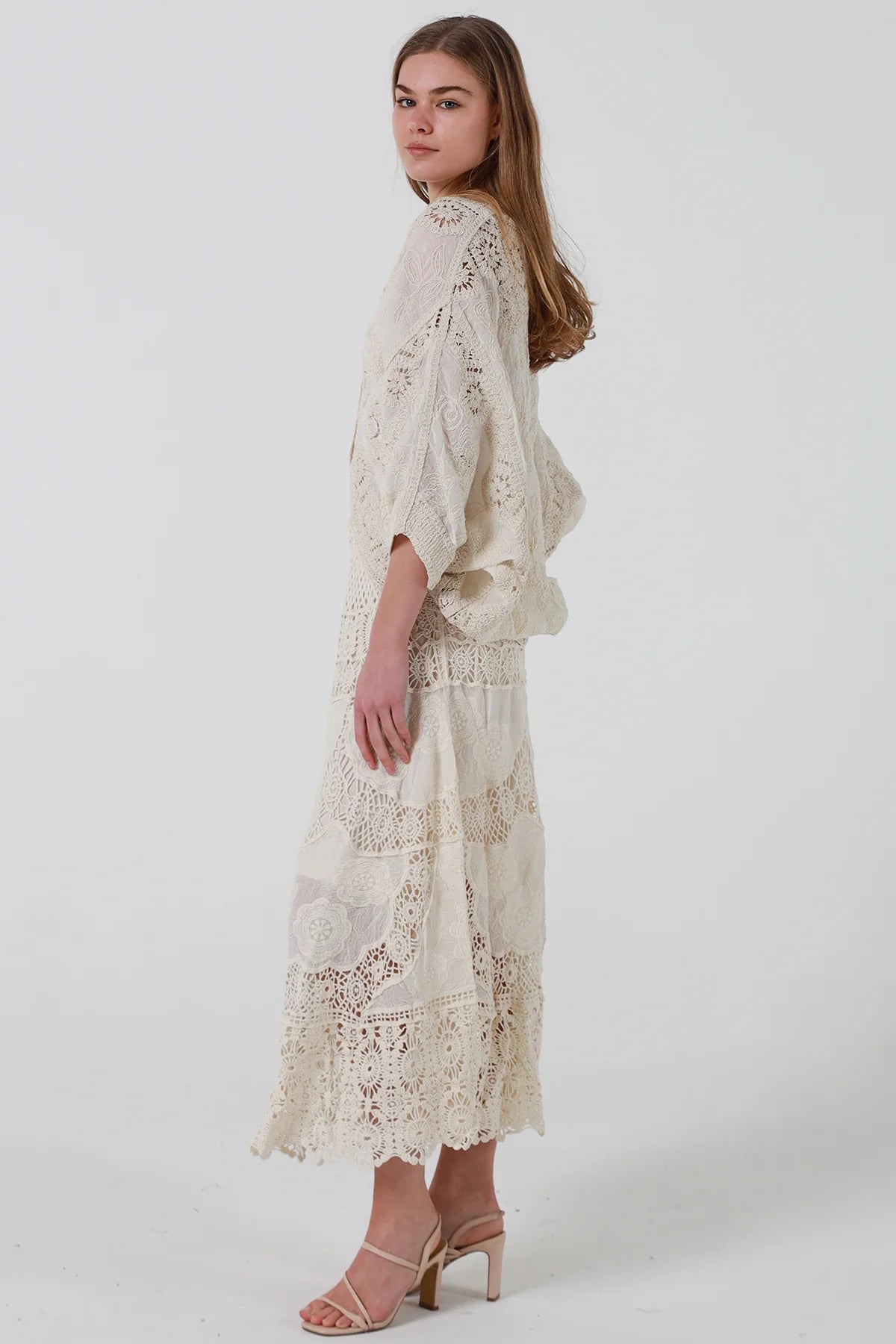 Rosie Cotton Skirt - Cream