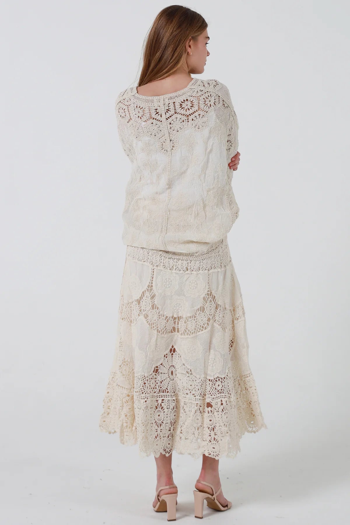 Rosie Cotton Skirt - Cream