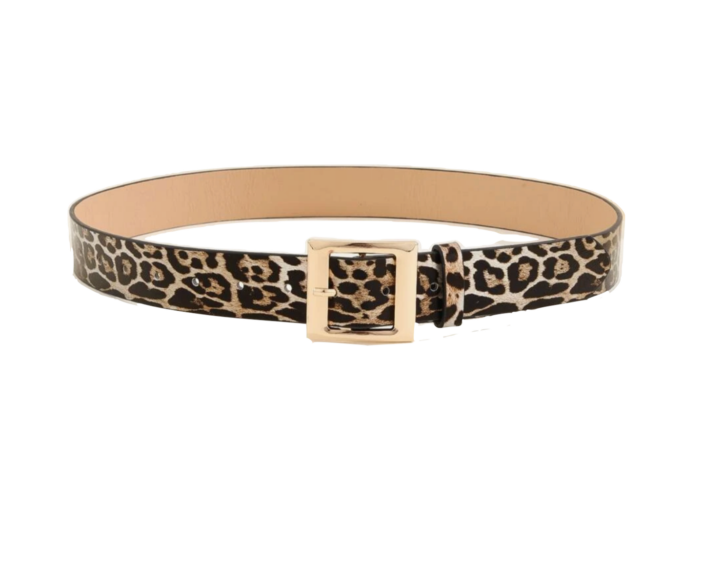 Metallic Belt - Leopard