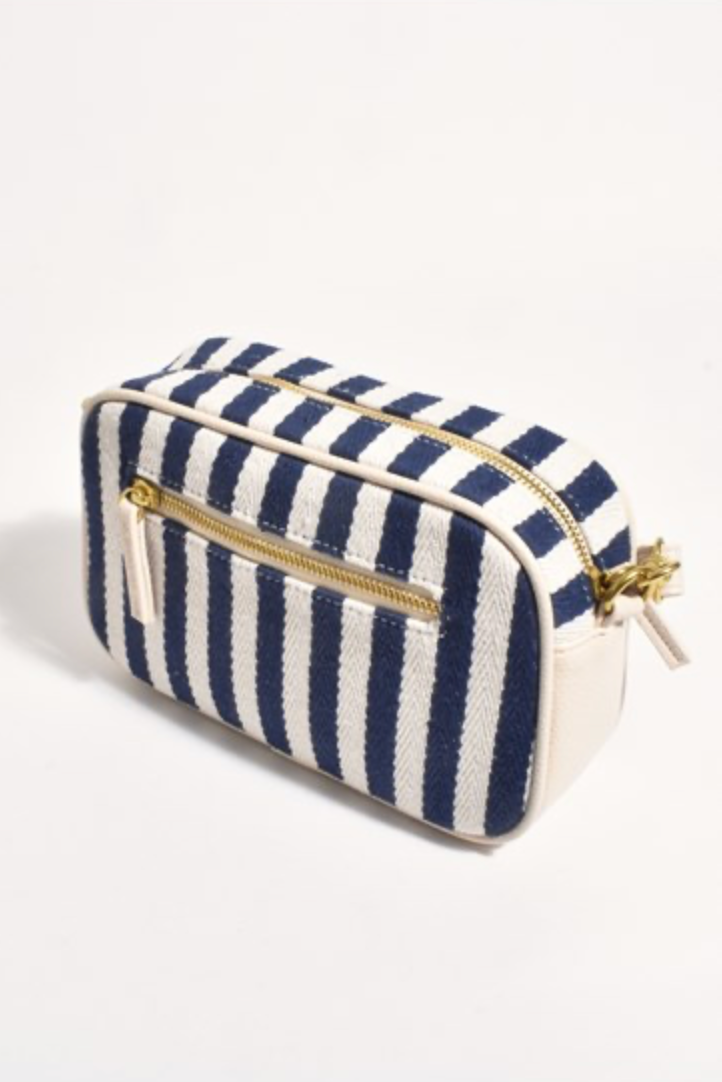 Stripe Canvas Cross Body Bag