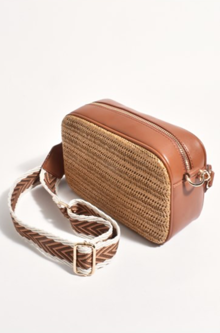 Woven Webbing Cross Body Bag