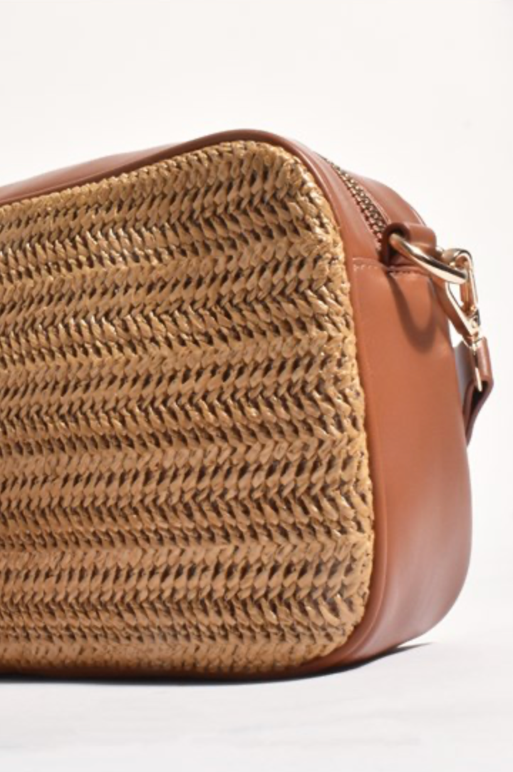 Woven Webbing Cross Body Bag