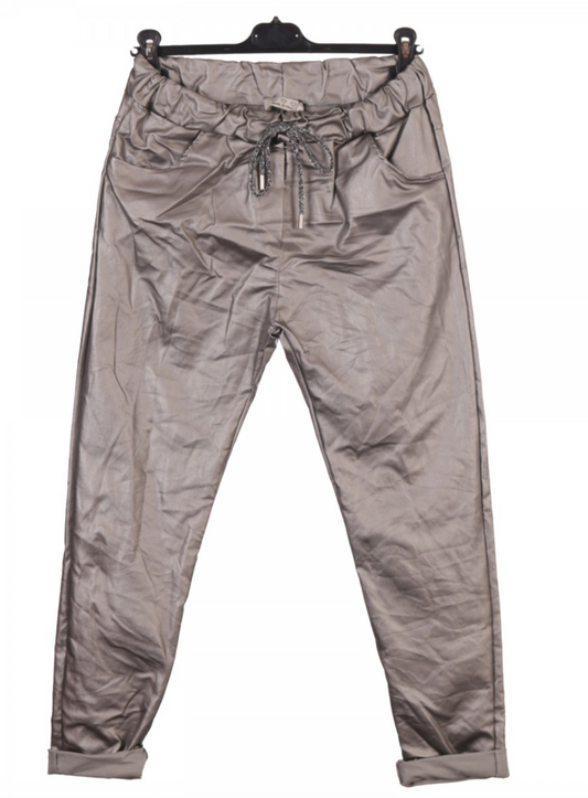 Jogger Pants - Grey Silver