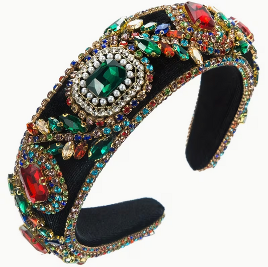 Jewelled Headband - Multicoloured